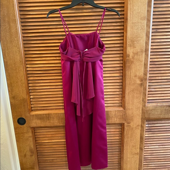 ❣️NWT❣️MAGENTA junior brides made dress - Picture 4 of 8